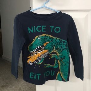 Dinosaur Eating Car Shirt